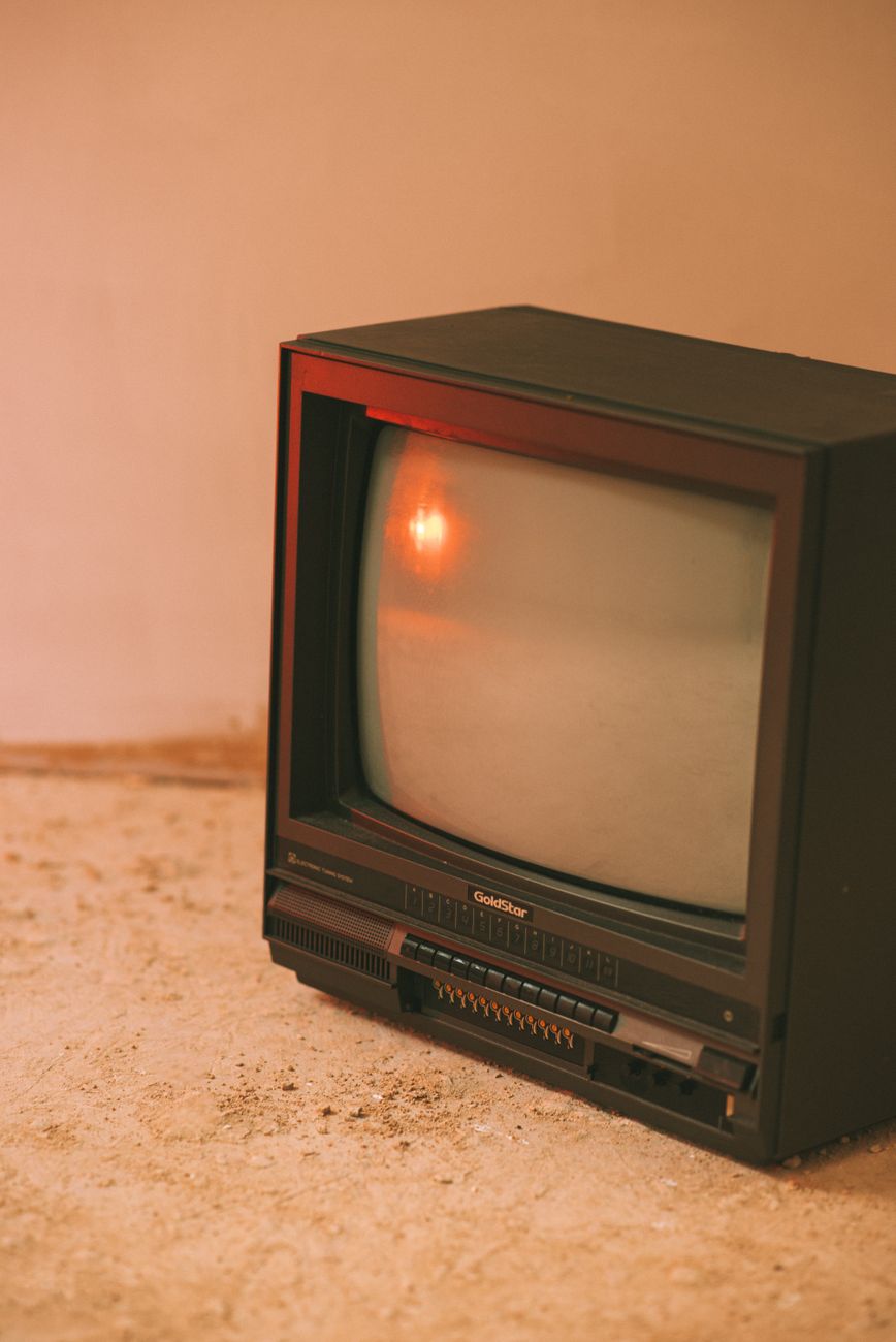 Écran CRT de jeu d'arcade rétro